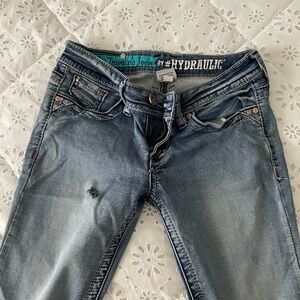 Hydraulic Women's Distressed Blue Skinny Jeans